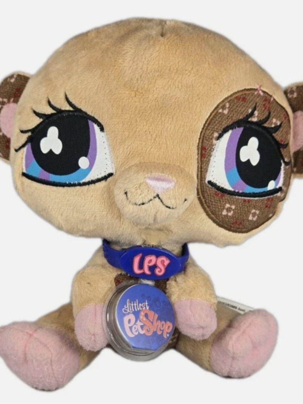 Littlest Pet Shop Plush Hamster Stuffed Animal Toy w/ Collar Sealed Tag 2008